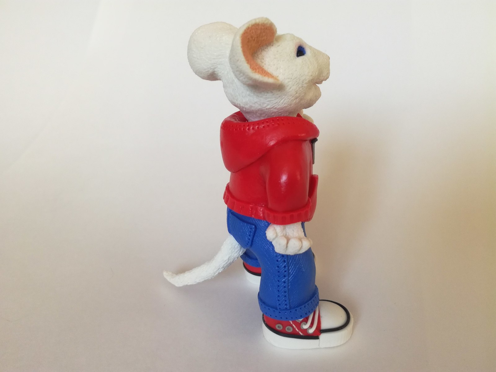 Mouse Little Stuart - My, Stuart Little, Little mouse, Figurines, Polymer clay, Mouse, Collectible figurines, Longpost