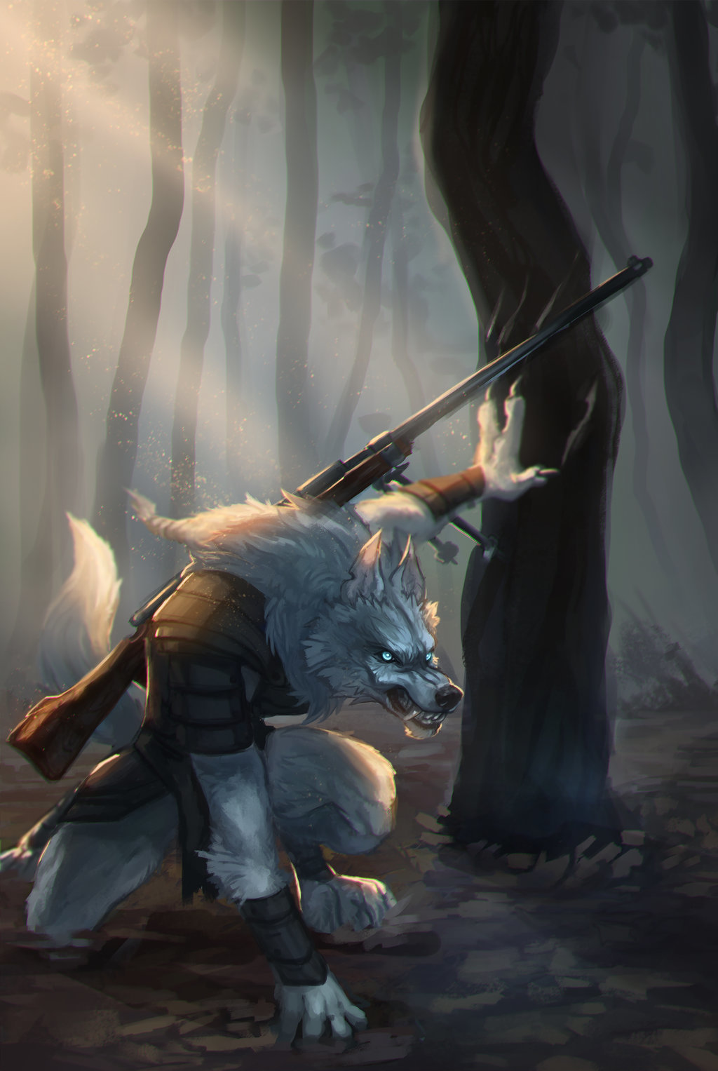 Warrior - Furry, , Furry art, Furry canine, Furry wolf