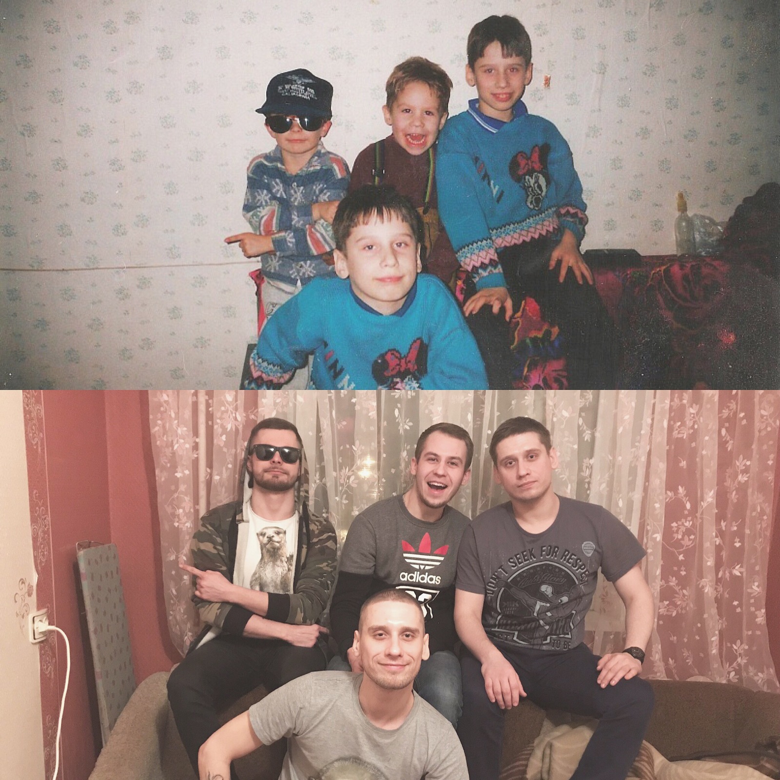 2000 and 2018. It's good to get together after 18 years as a family. - My, After some time, Family, Brothers, 18 years, It Was-It Was