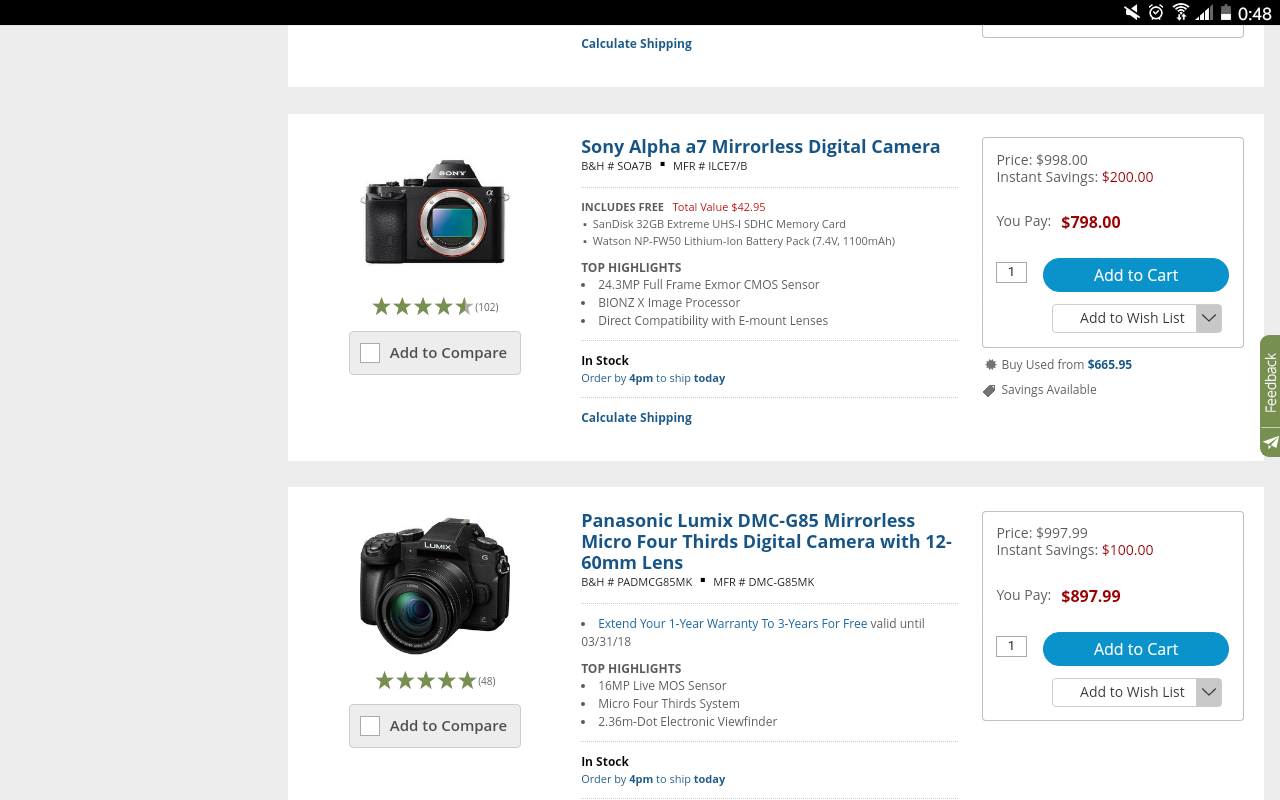 Tell me which camera to choose for traveling! Shoot videos and photos, as well as sports events! - Sony A7, , Panasonic