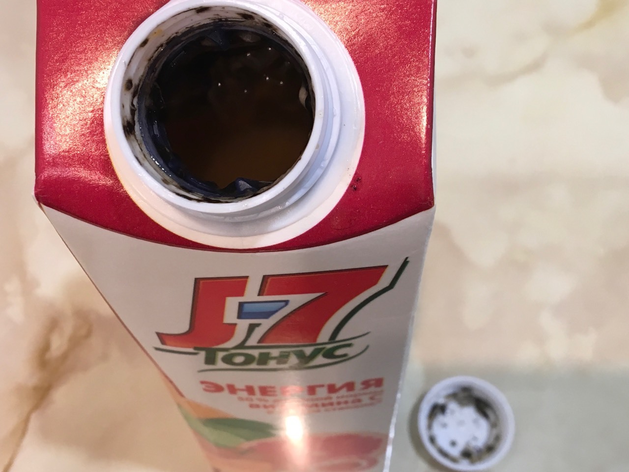 Unexpected taste from J-7 - My, Juice, Mold, Delay, Longpost