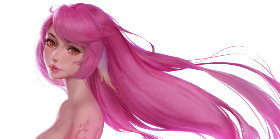 Nyan pink hair girl - Deviantart, Art, Drawing, Girls, Kittew