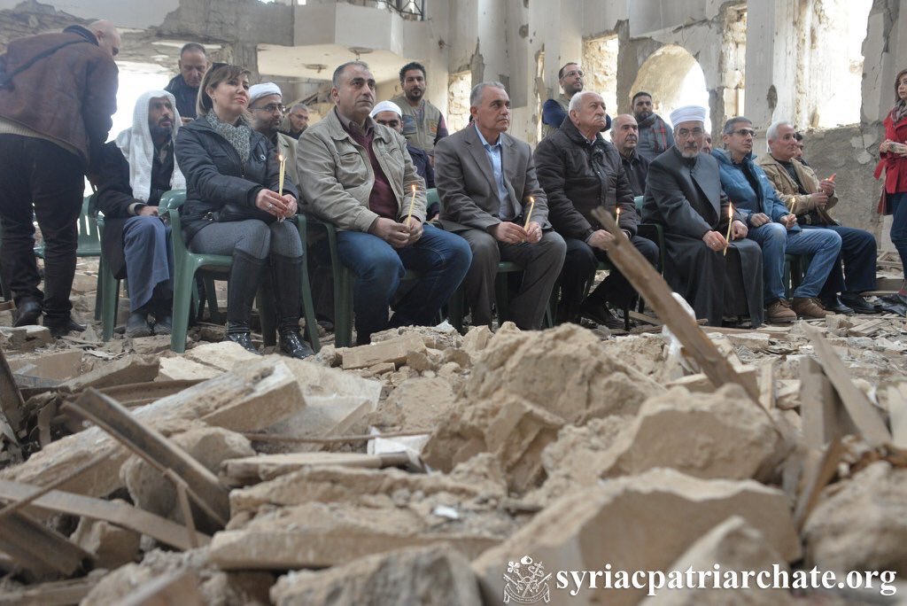 For the first time in many years, a church service is being held in Deir Zor. - Church, , Syria, Longpost