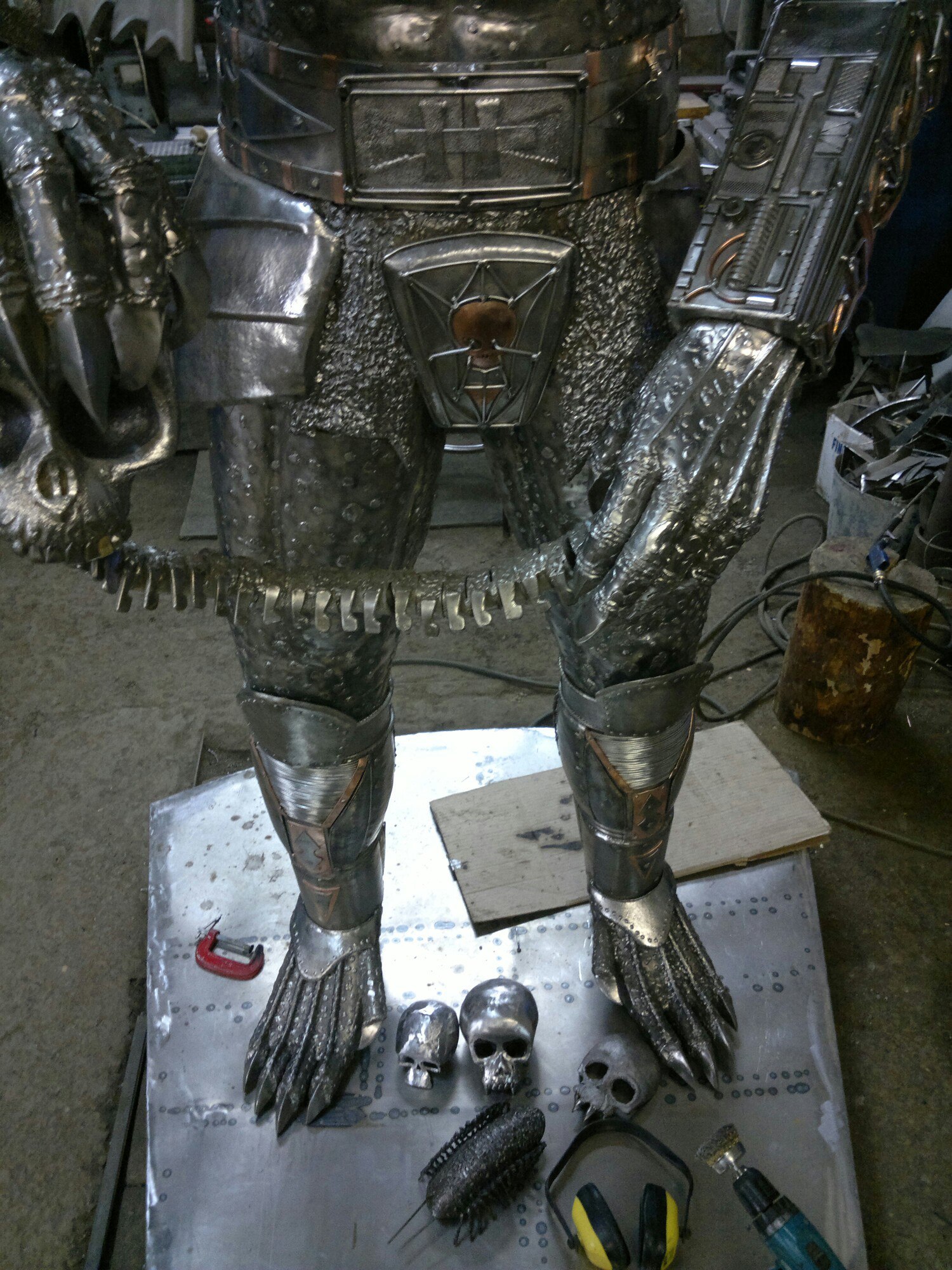 metal - Predator, Longpost, Not mine, Iron, Metal, Handmade, Predator (film)