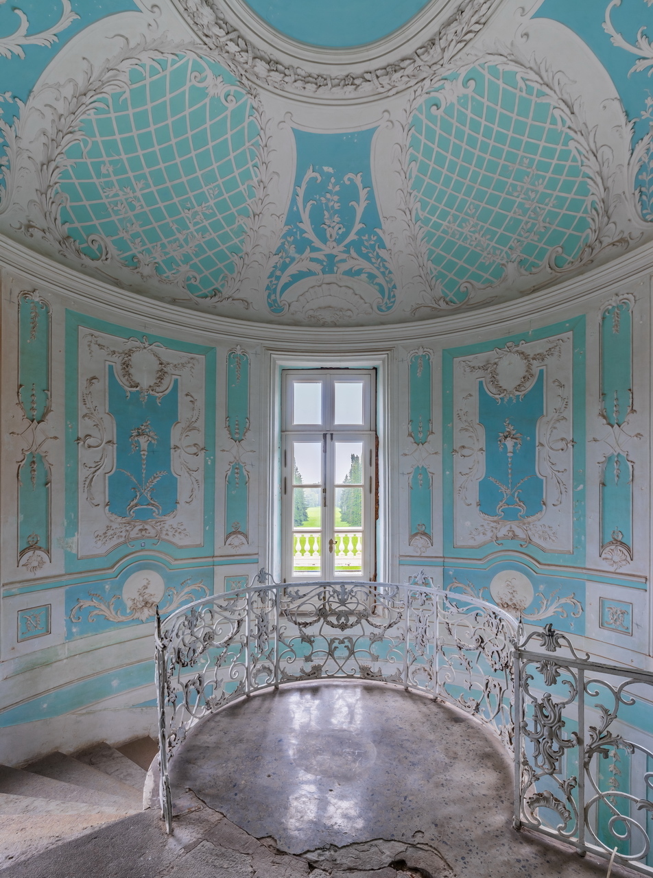 Interior of the Rolling Hill Pavilion in Oraniembaum, Lomonosov - My, Peterhof, , Belimov-Gushchin, Castle, Interior, Saint Petersburg, Longpost