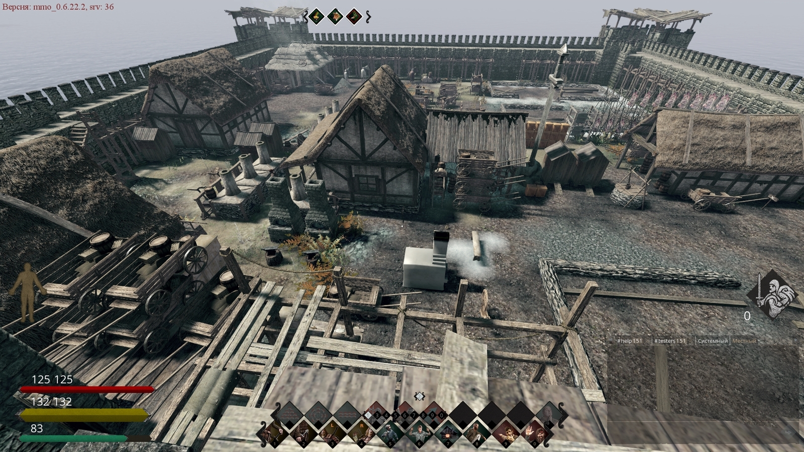 My life is feudal. - My, Life is feudal, MMORPG, Games, Middle Ages, Survival, GIF, Longpost