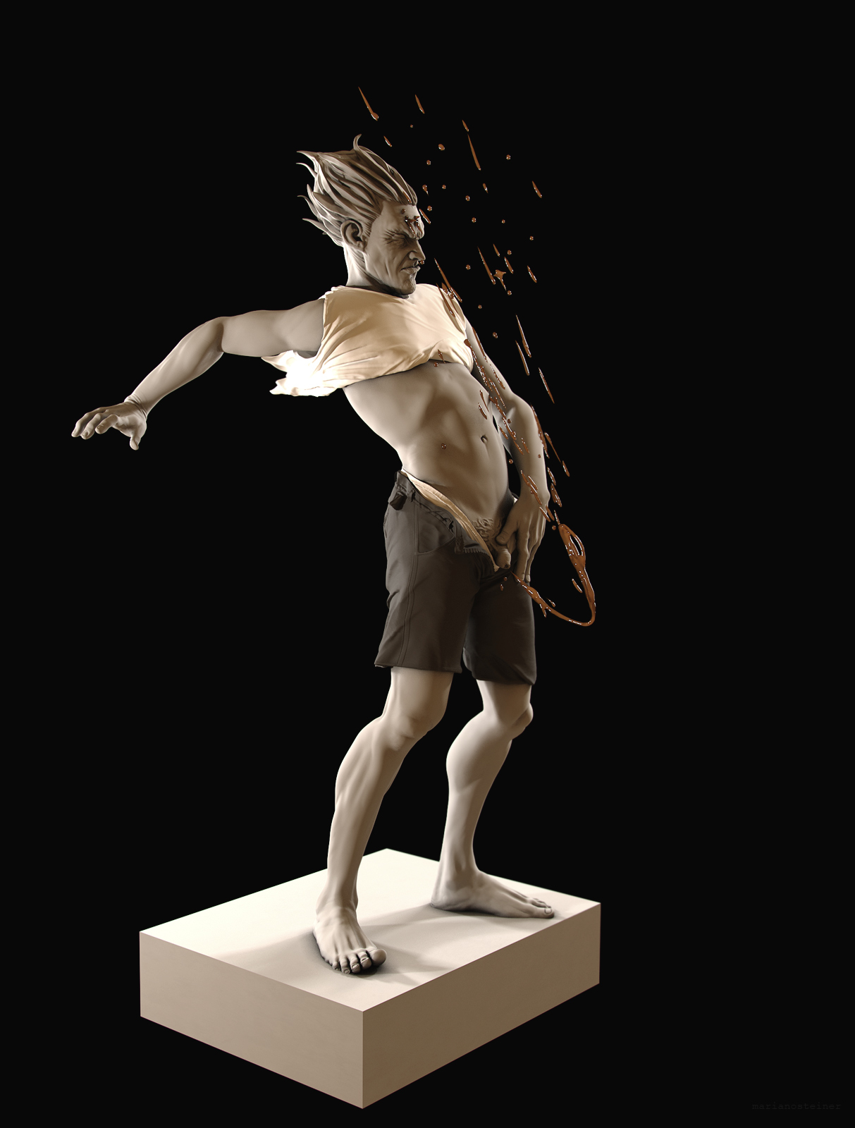 Истериялық порно Интернеттегі мас күйінде үйдегі порно