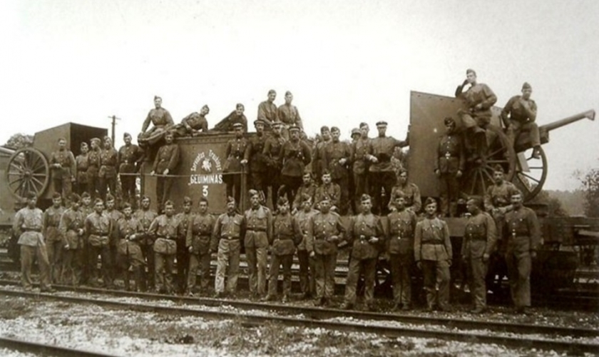 Gediminas and others... - Armoured train, Story, Lithuania, Army, Longpost