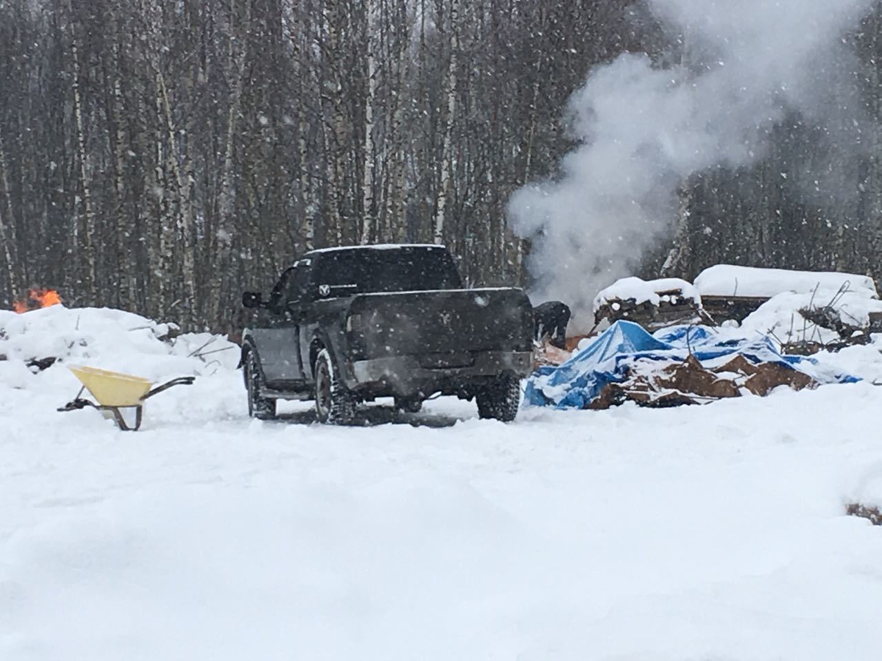 Landfill in Povadino / Moscow region / Solnechnogorsk district / Pikabu power - My, , , Solnechnogorsk, , Dump, Snow, Longpost