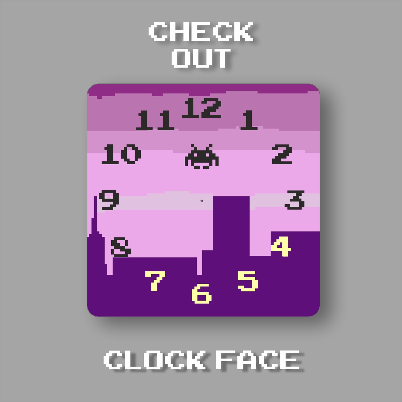 Dial design - My, Pixel Art, Clock, Design, Work, GIF, 