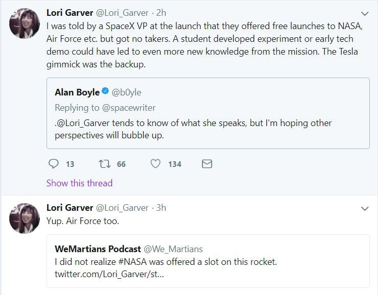 Conflict is brewing at NASA over the success of the Falcon Heavy. - Elon Musk, Space, Rocket, Falcon heavy, news, Spacex, NASA