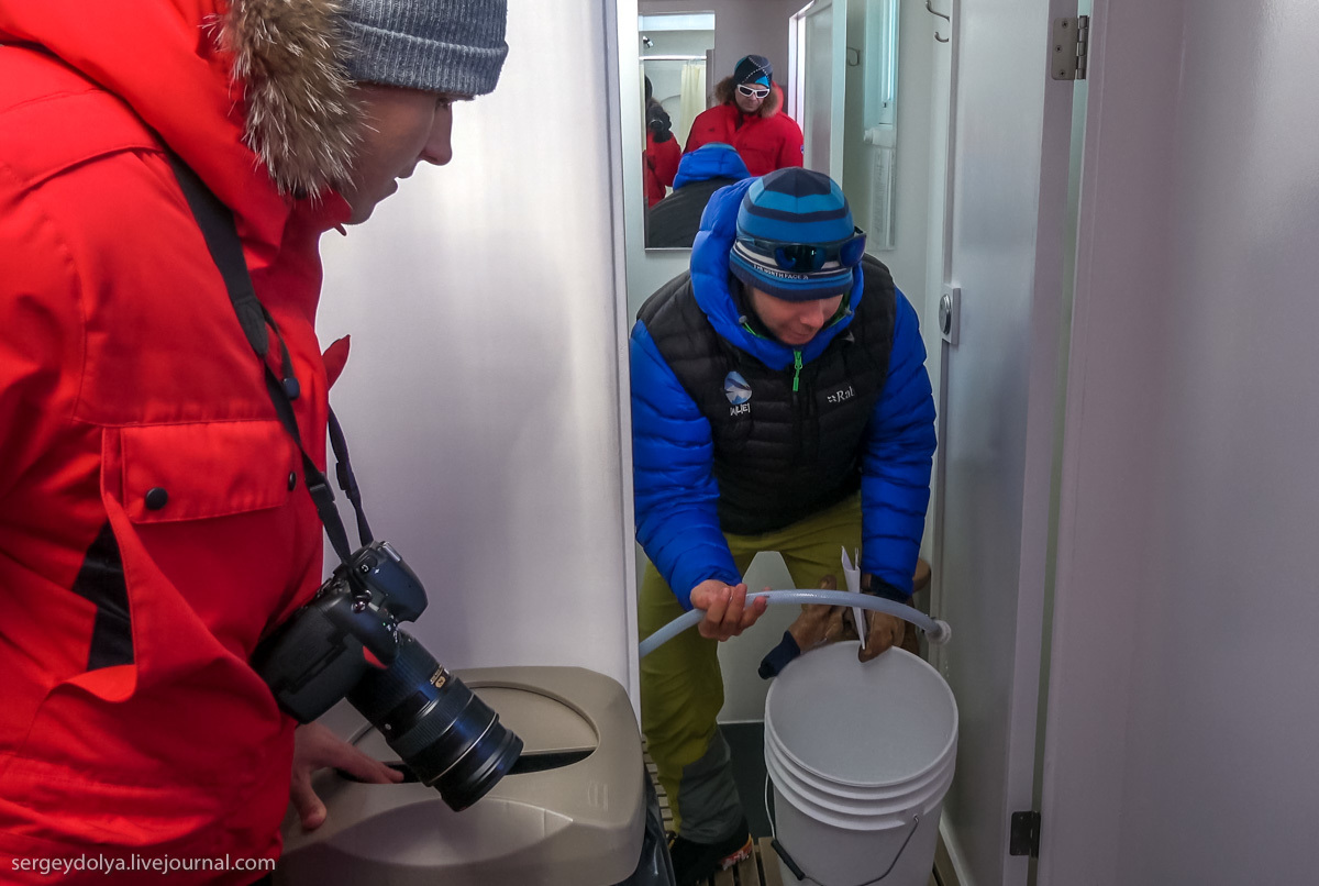 How is the toilet in Antarctica - Antarctica, Toilet, Permafrost, , Livejournal, Not mine, Sergey Dolya, Longpost