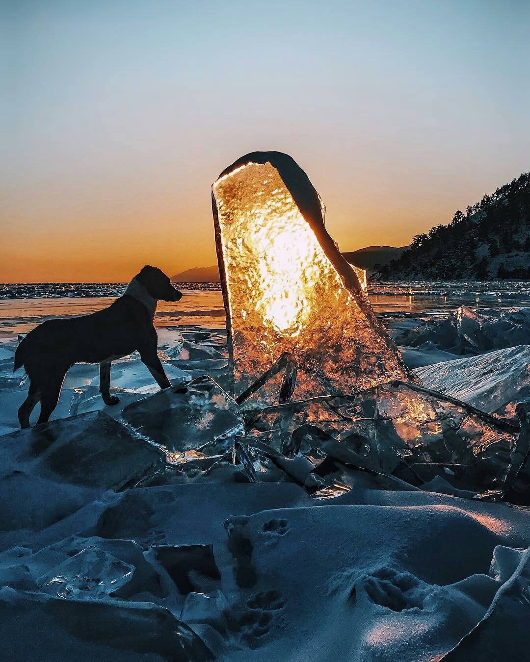 Magic of Baikal - Baikal, Ice, Beautiful, Travel across Russia, Longpost