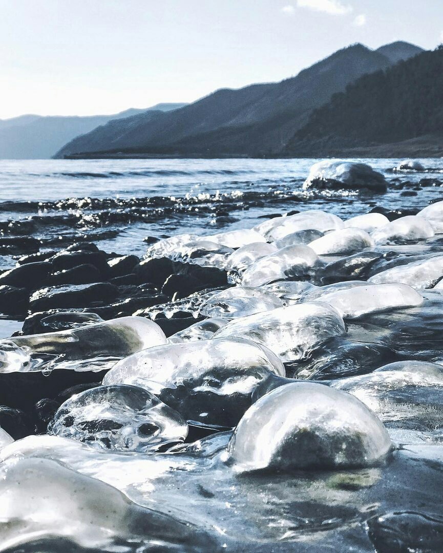 Magic of Baikal - Baikal, Ice, Beautiful, Travel across Russia, Longpost