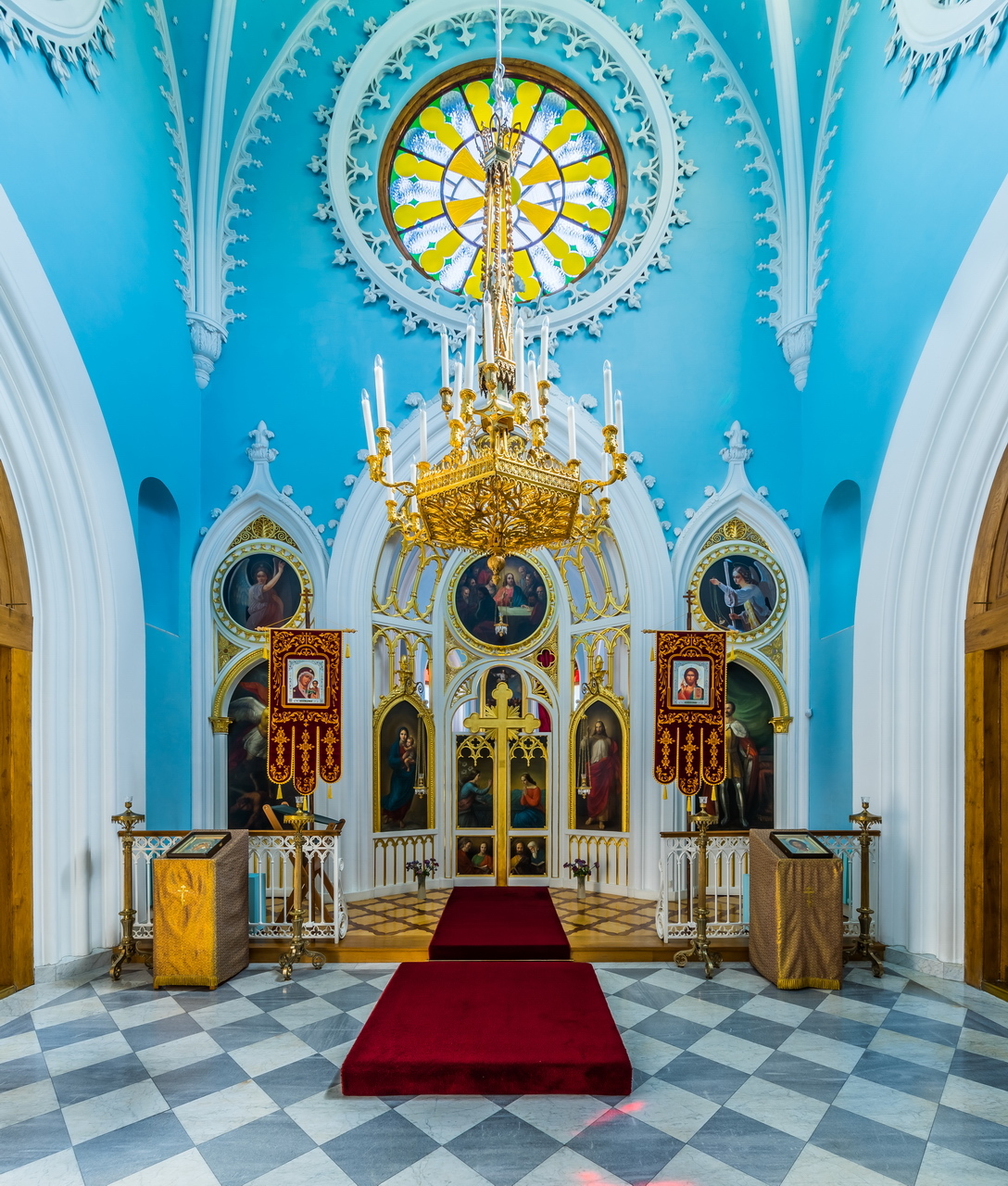 Gothic chapel (interior) - My, Peterhof, Gothic Chapel, Gothic, Saint Petersburg, Belimov-Gushchin, Religion, Christianity, Longpost