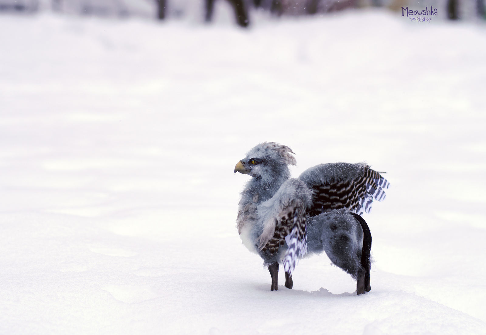 Hippogriff - My, Harry Potter, Hippogriff, Toys, Handmade, Longpost, Needlework without process, Fantastic Beasts and Where to Find Them