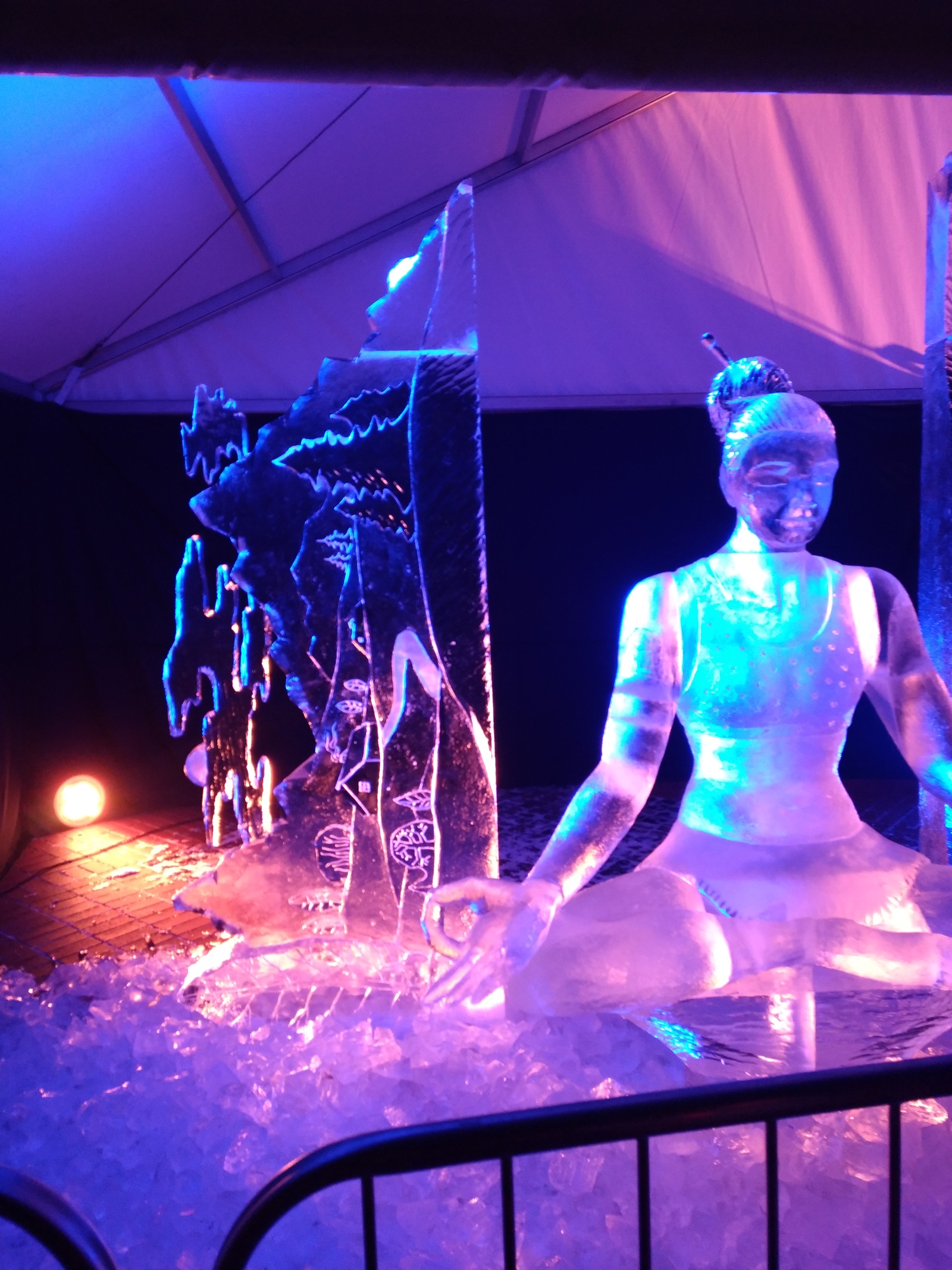 Ice sculptures - My, Ice sculpture, , Longpost