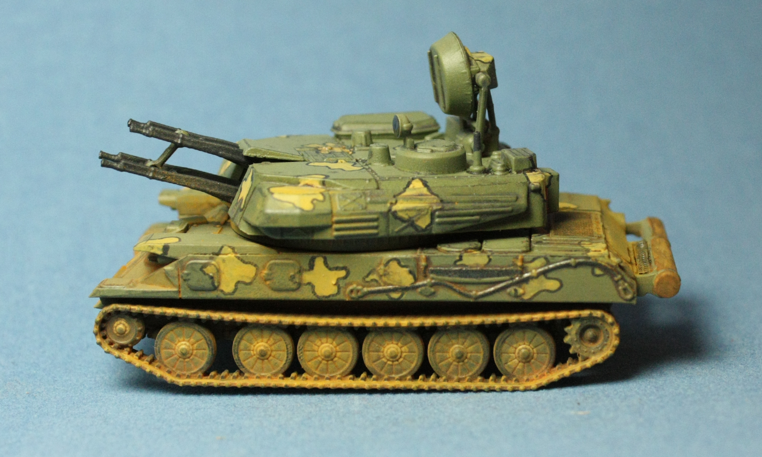 Shilka Syrian Air Defense 1/100 - My, Hobby, Modeling, , Shilka, Star, Longpost, Stars, Zvezda