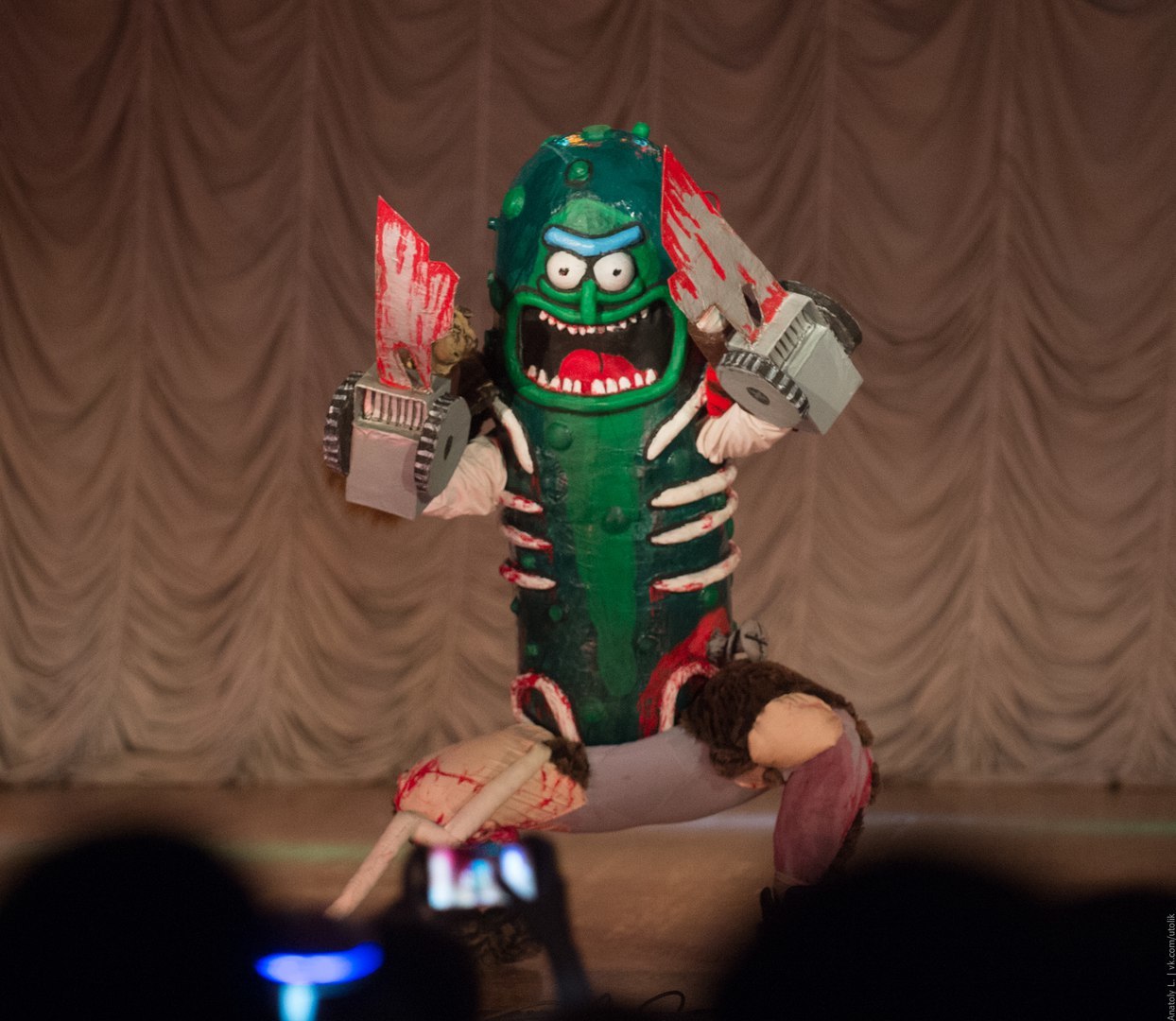 Merciless Siberian PICKLE RICK!! - Rick and Morty, Cosplay, Rick gherkin, Rickandmorty, Longpost, 