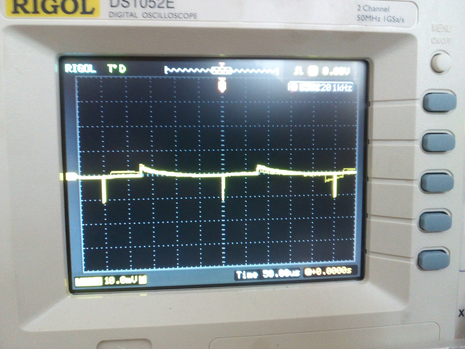 The oscilloscope does not show PWM operation. - My, Oscilloscope, Shim, Longpost