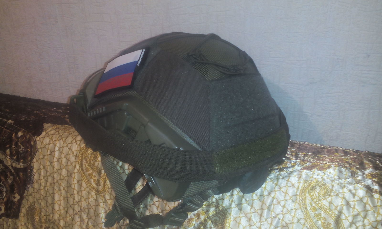 Helmet cover. - My, Handmade, Airsoft, Sewing, Longpost