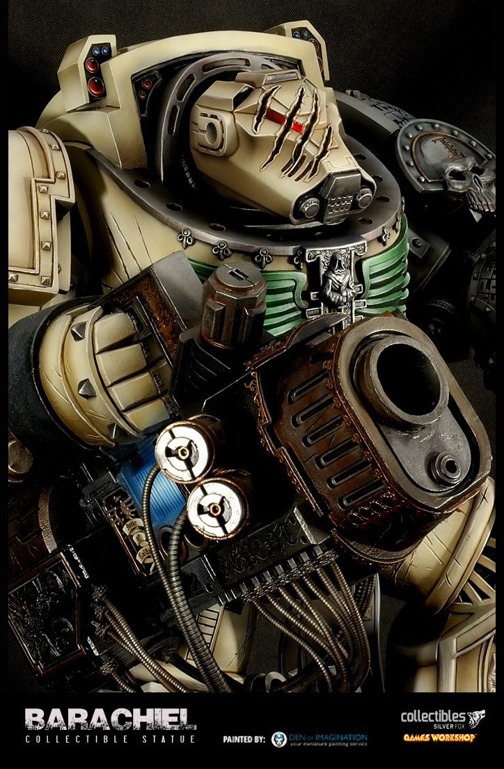 Miniature - Warhammer 40k, Miniature, Dark Angels, , Space Marine, Longpost