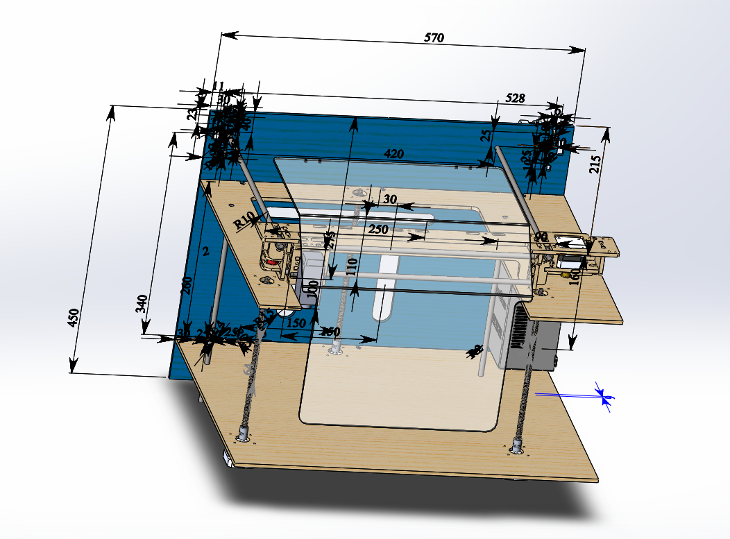 The project of a laser engraver on a 5.5w LED laser. - My, Plywood, Engraver, Laser, CNC, Needlework with process, Needlework without process, Longpost