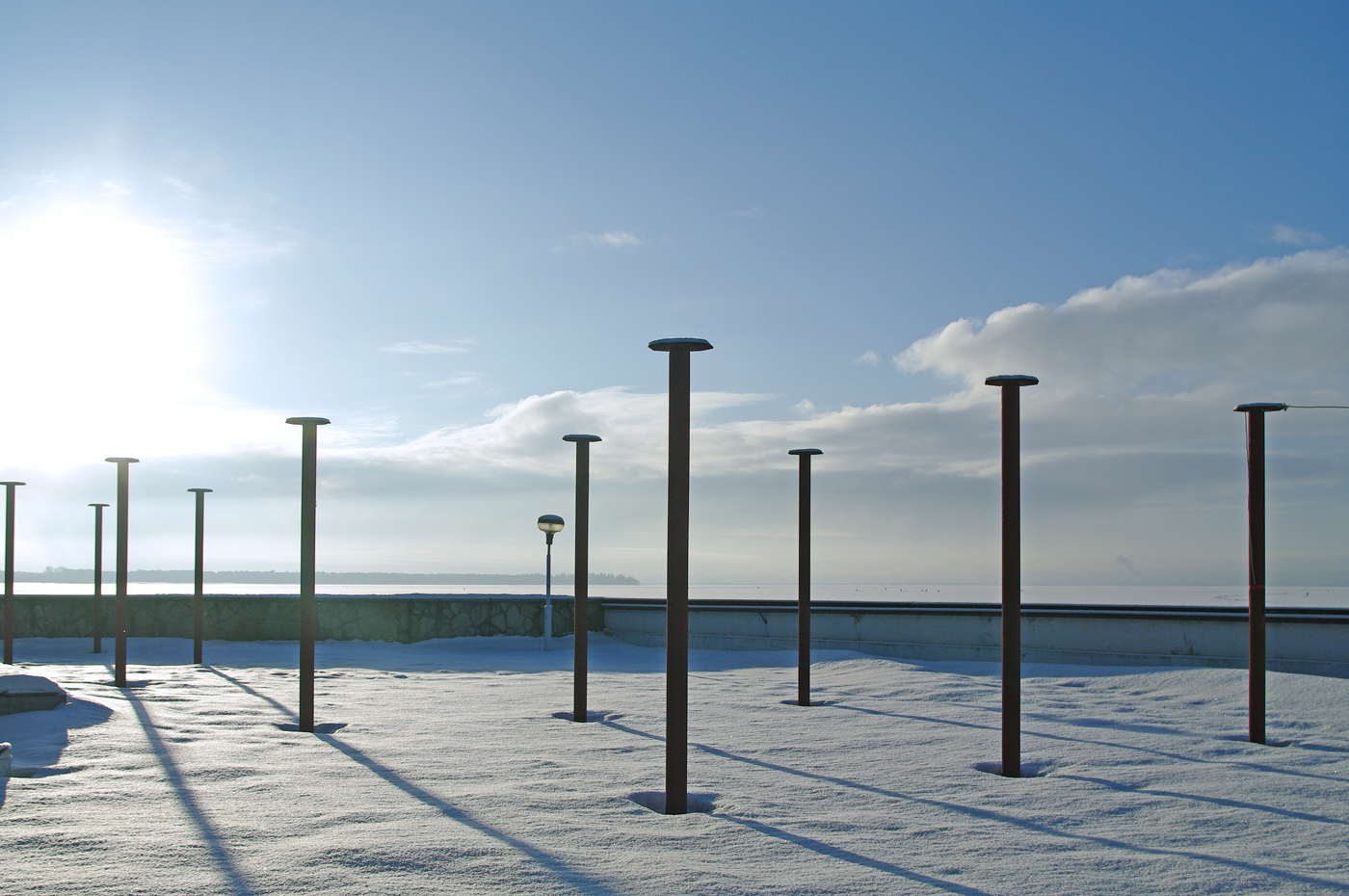 Frost and sun on the Gulf of Finland. - My, The photo, The Gulf of Finland, Saint Petersburg, freezing, Winter, Sestroretsky Resort, Longpost