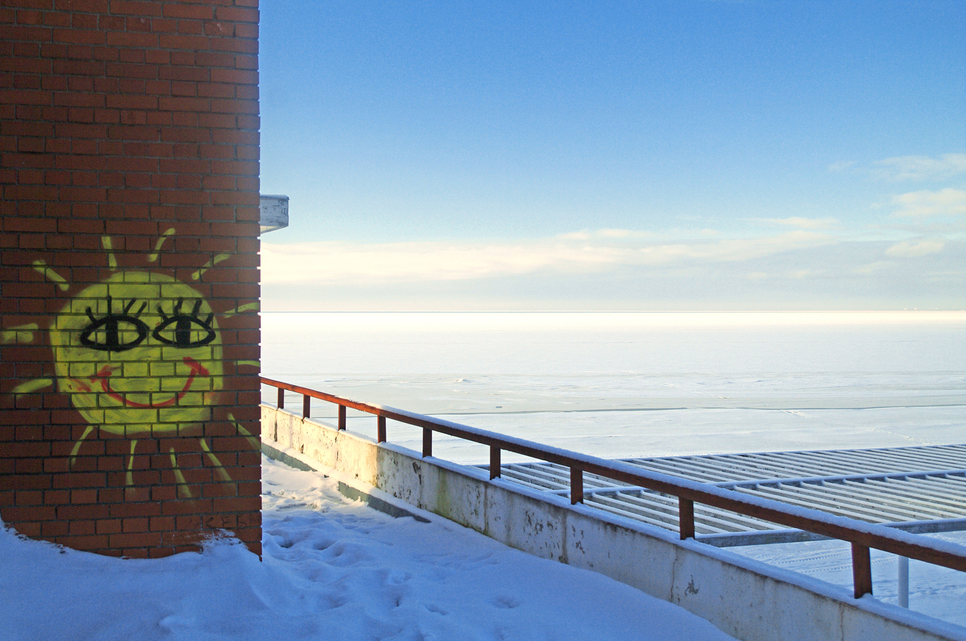 Frost and sun on the Gulf of Finland. - My, The photo, The Gulf of Finland, Saint Petersburg, freezing, Winter, Sestroretsky Resort, Longpost