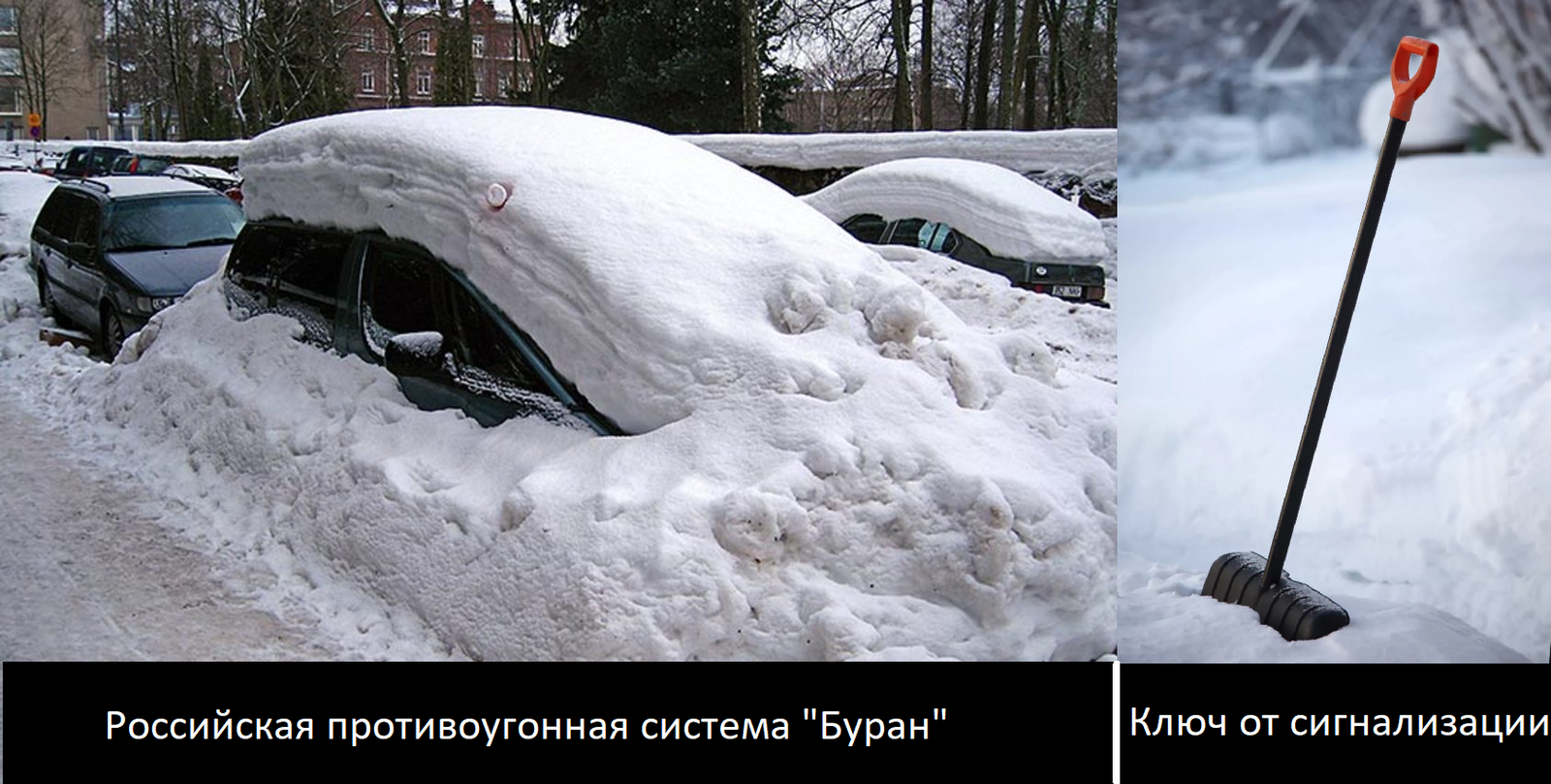 The weekend has passed... - Car, Snow, Shovel