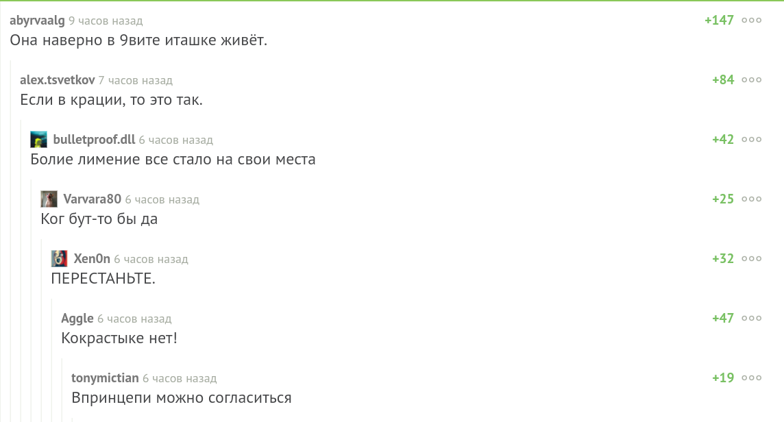 Kamintarei - Comments, Comments on Peekaboo, 9 vita itashka, Spelling, Screenshot