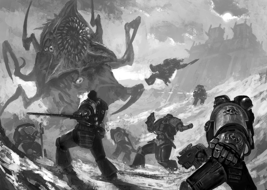 Diego Gisbert Llorens arts - Warhammer 40k, Wh Art, Space Marine, Tyranids, Space wolves, Deathwatch