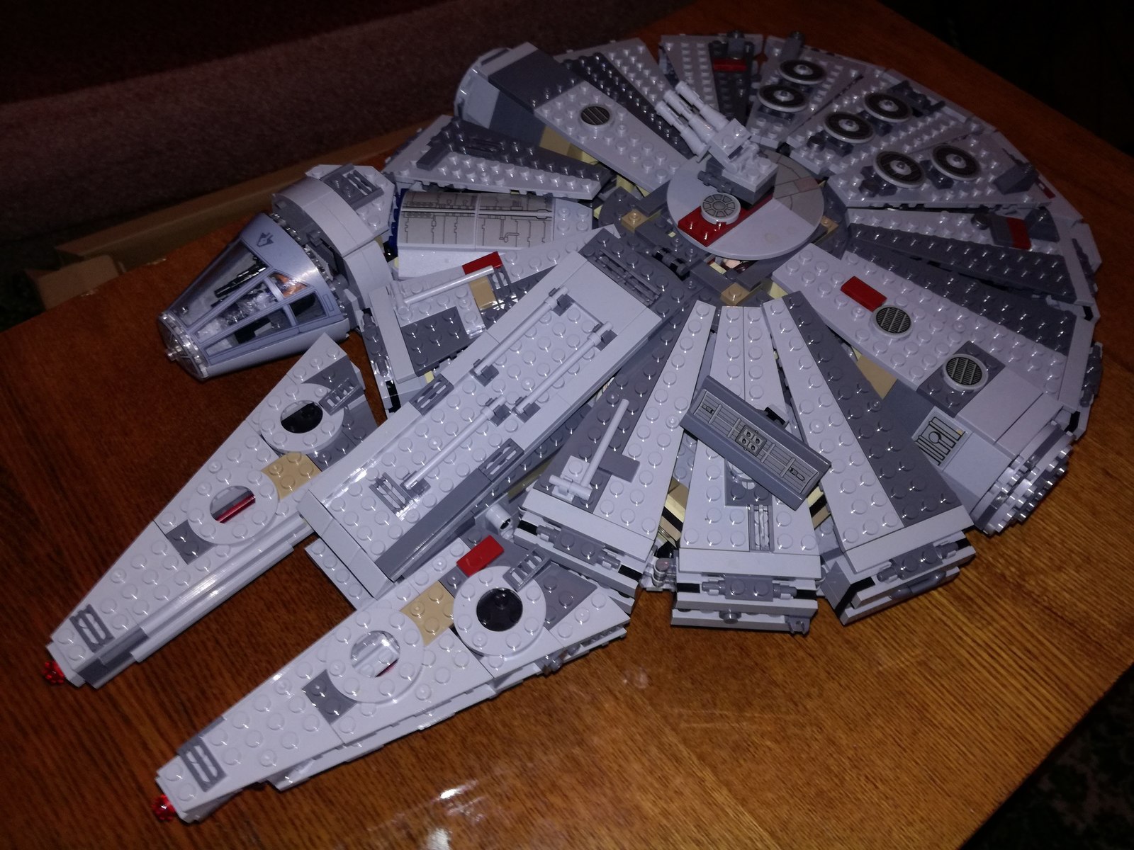 Millennium Falcon - My, , Millennium falcon, Star Wars, Constructor, Longpost