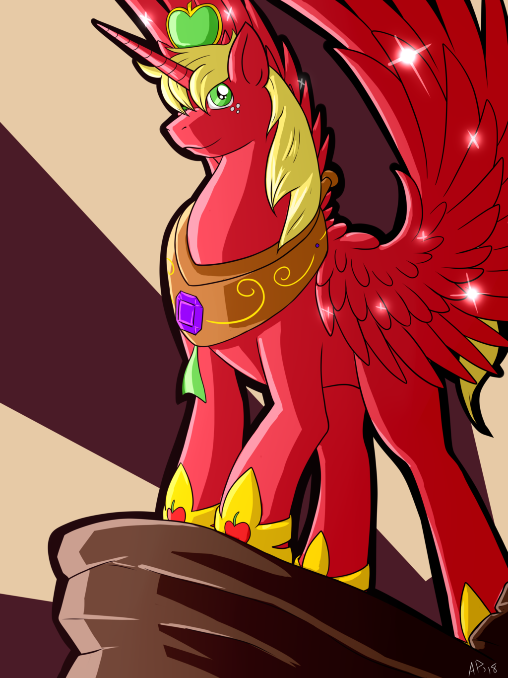 Princess Big Mac - My little pony, PonyArt, Big Macintosh, Princess Big Mac