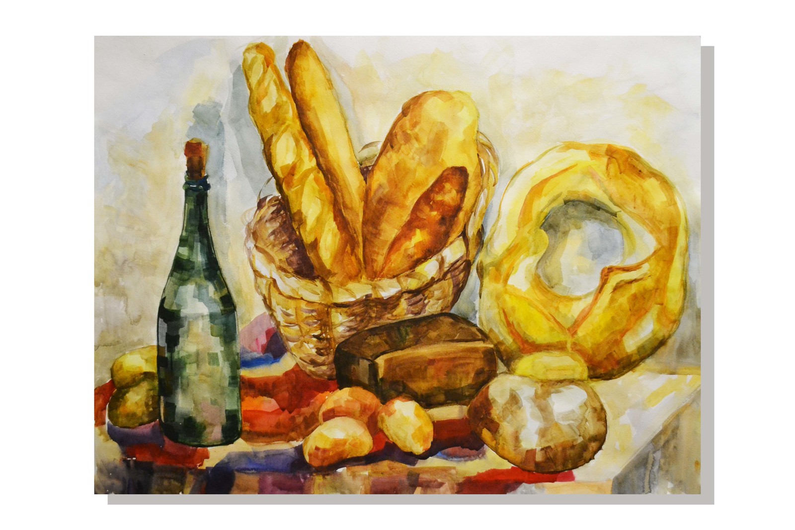 I decided to show still lifes ... - My, Still life, , Painting, Graphics, Canvas, Butter, Painting, Artist, Longpost