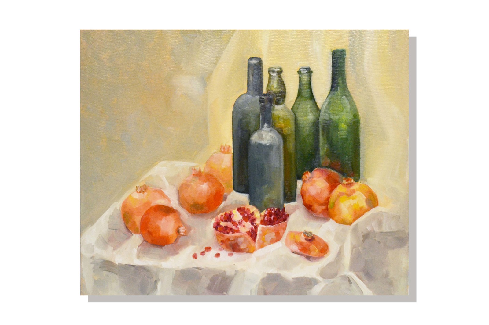 I decided to show still lifes ... - My, Still life, , Painting, Graphics, Canvas, Butter, Painting, Artist, Longpost