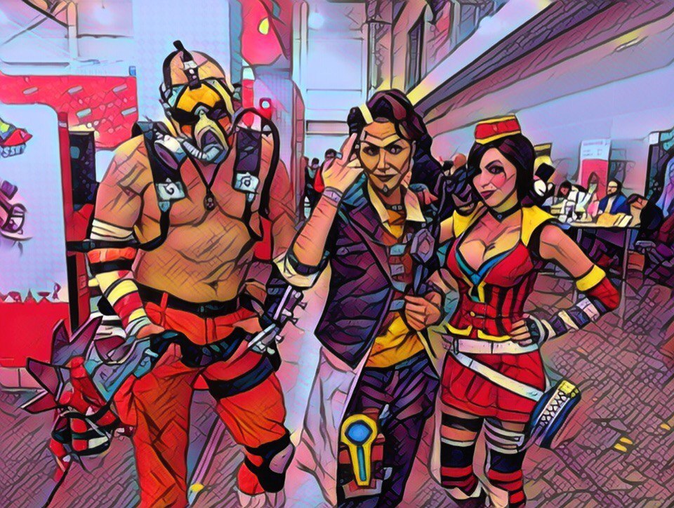 Немножечко фоток с Игромира 2017 - Моё, Косплей, Игромир 2017, Borderlands 2, Krieg, Borderlands 3, Псих, Длиннопост