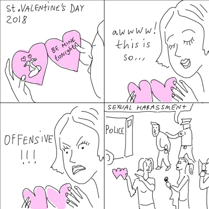 Happy Valentine's Day - Valentine's Day, Harassment, Insult, Feminism