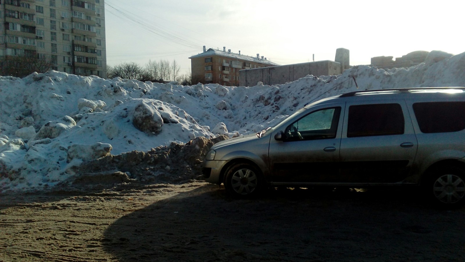 Where is snow transported from roads in Moscow? - My, Snow, Council, Parking, Longpost