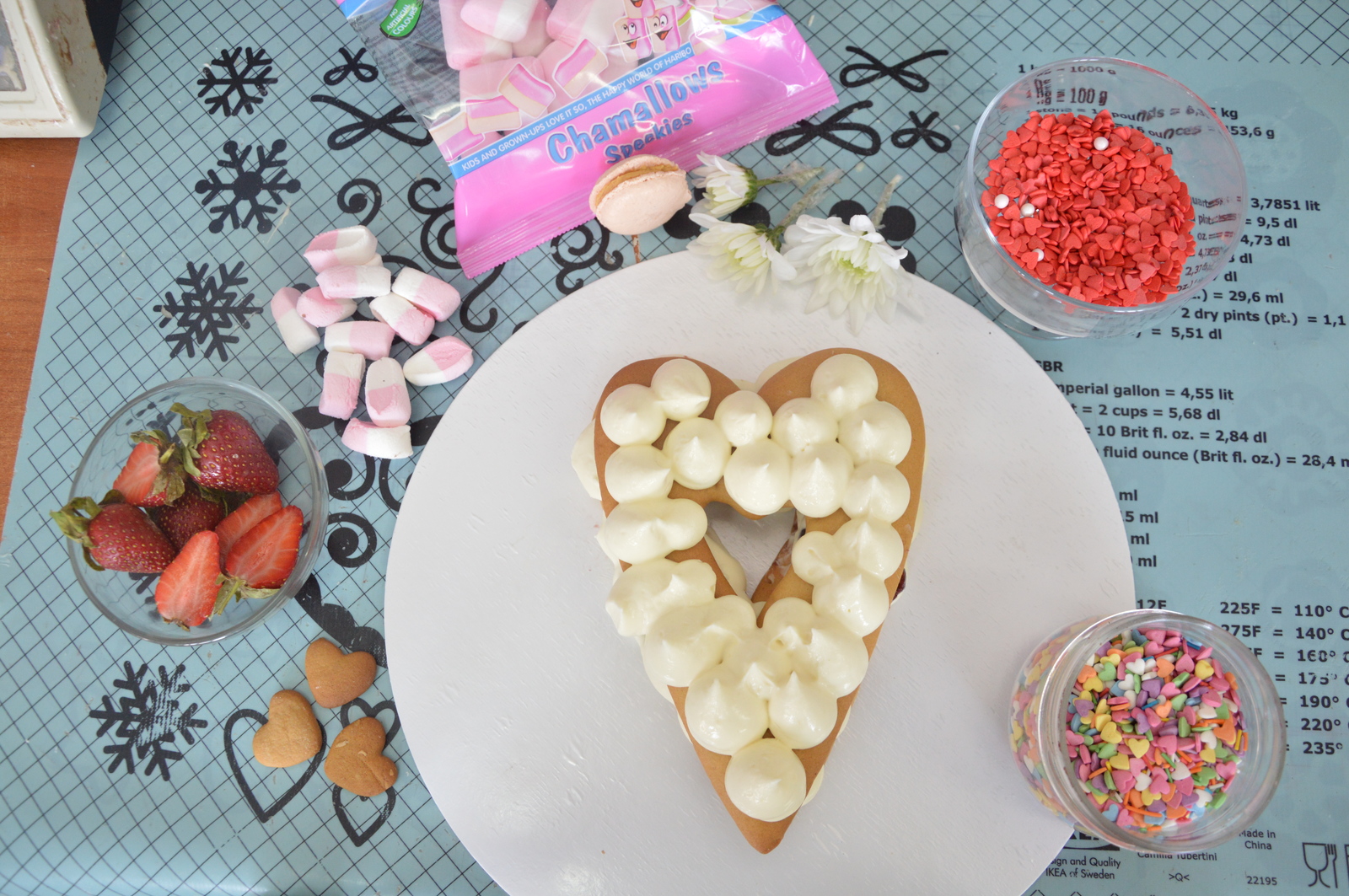 Making a Valentine's Day Dessert - My, Valentine, Cooking, Yummy, Longpost