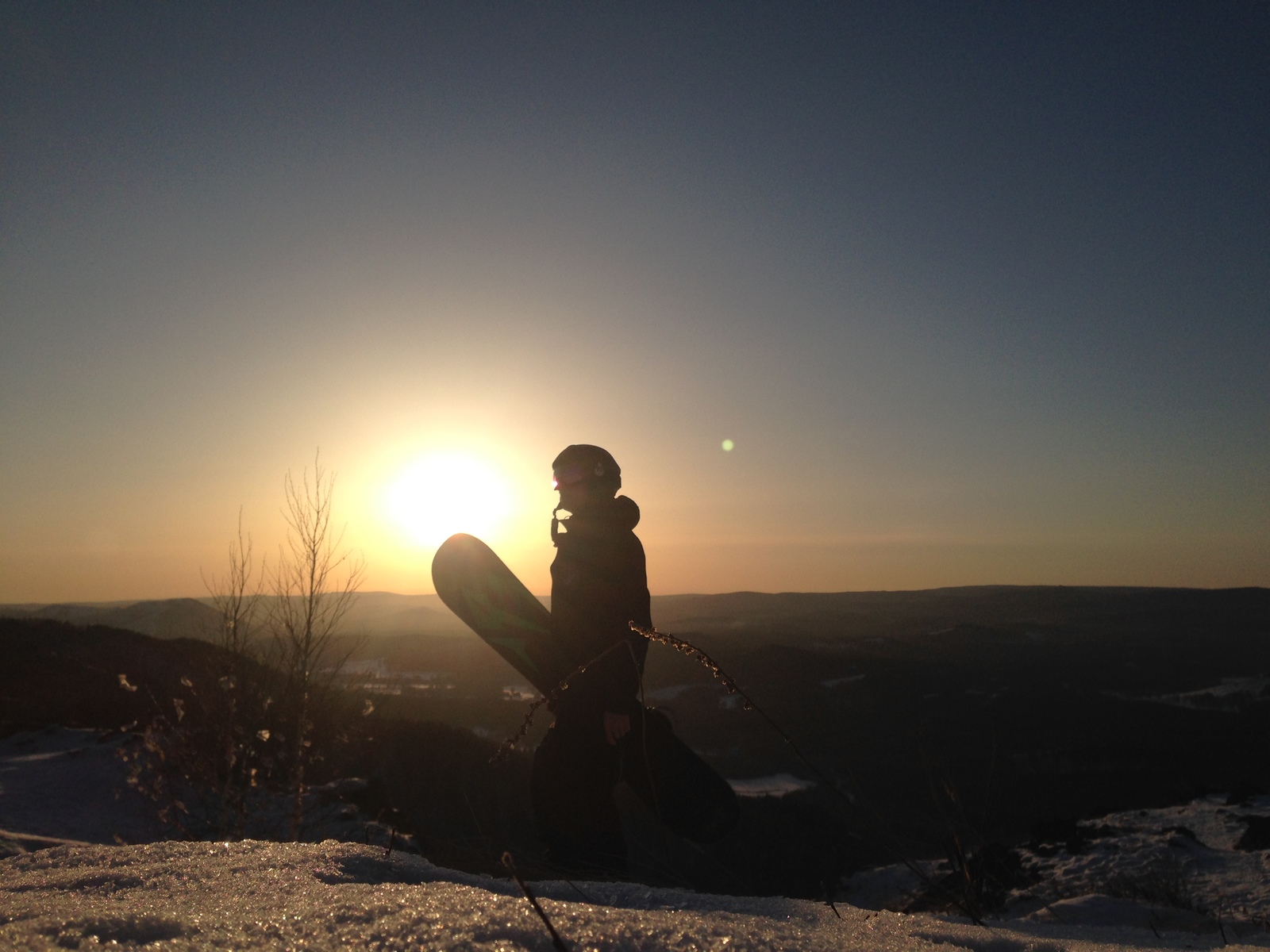 The whole world in the palm of your hand, you are happy and dumb ... - My, Snowboard, Ural, The mountains, The photo, Sunset