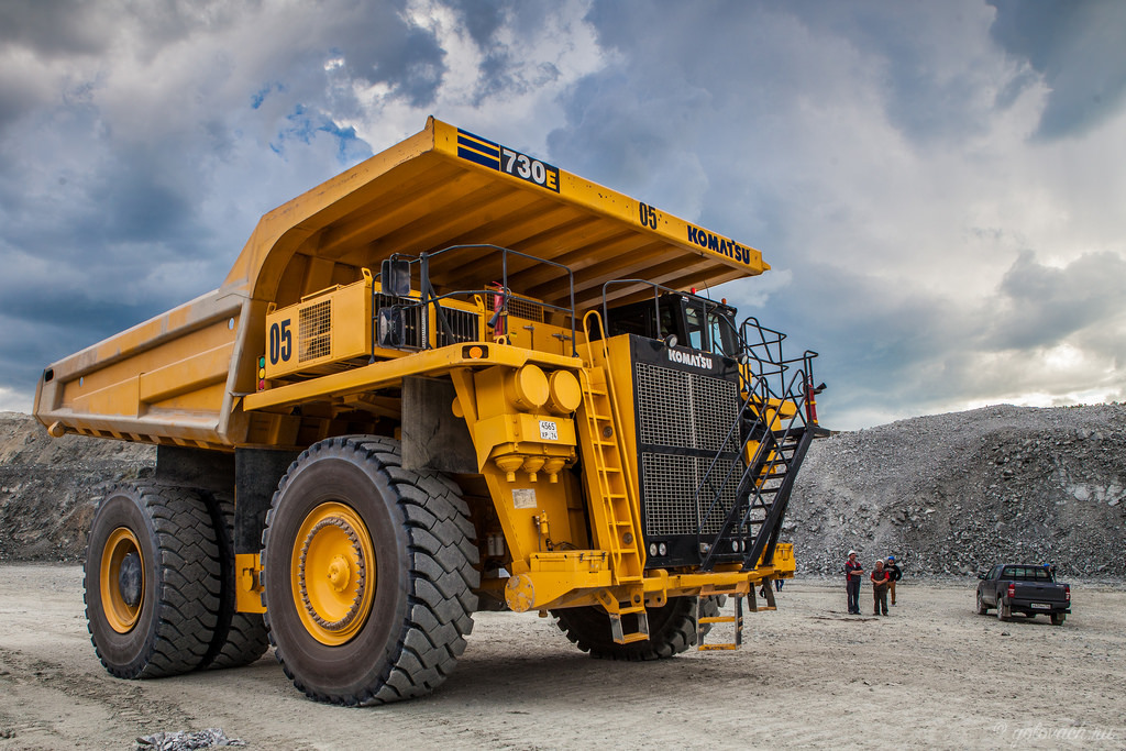 Gigantor. Mining dump truck Komatsu 730E. Test Drive. - Test Drive, Report, Dump truck, Komatsu, Longpost