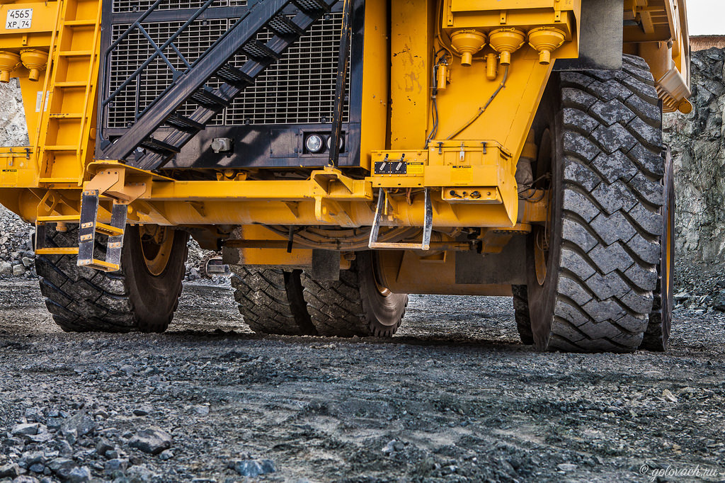 Gigantor. Mining dump truck Komatsu 730E. Test Drive. - Test Drive, Report, Dump truck, Komatsu, Longpost