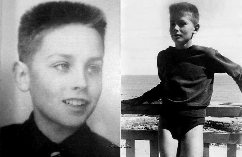 Famous men when they were children - Retro, Celebrities, Childhood, Longpost, The photo, From the network, Interesting