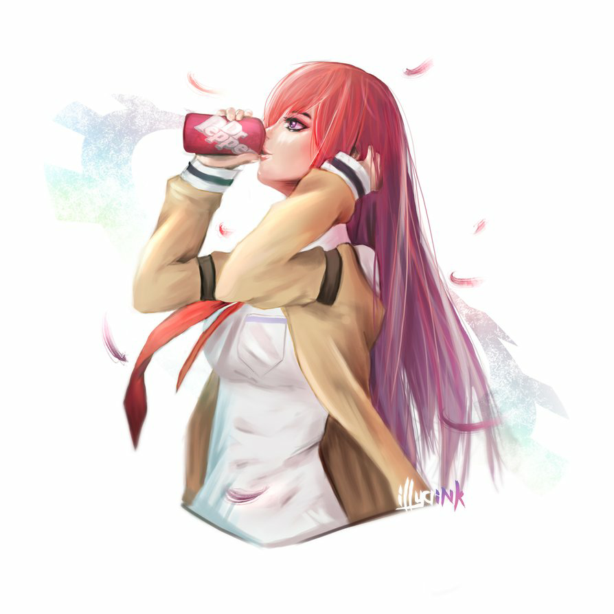 Kурису - Аниме, Anime Art, Steins Gate, Kurisu Makise, Dr Pepper