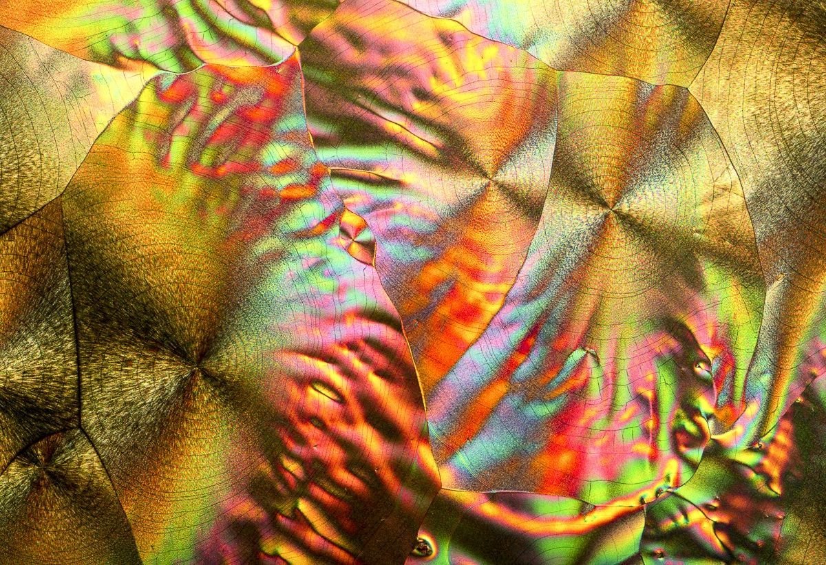 Crystallizing substances under a microscope, similar to abstract paintings - , The photo, Microfilming, Abstraction, Longpost, 