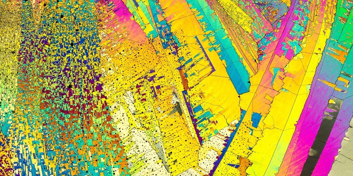 Crystallizing substances under a microscope, similar to abstract paintings - , The photo, Microfilming, Abstraction, Longpost, 