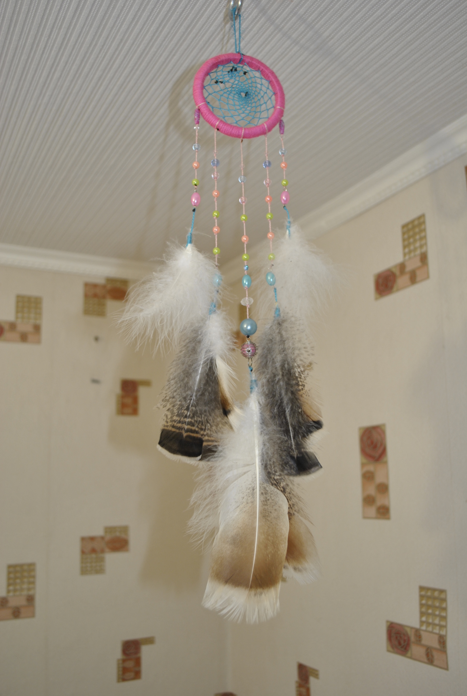 DREAM CATCHERS - My, Handmade, Dreamcatcher, Needlework, My, Needlework without process, Longpost, Weaving