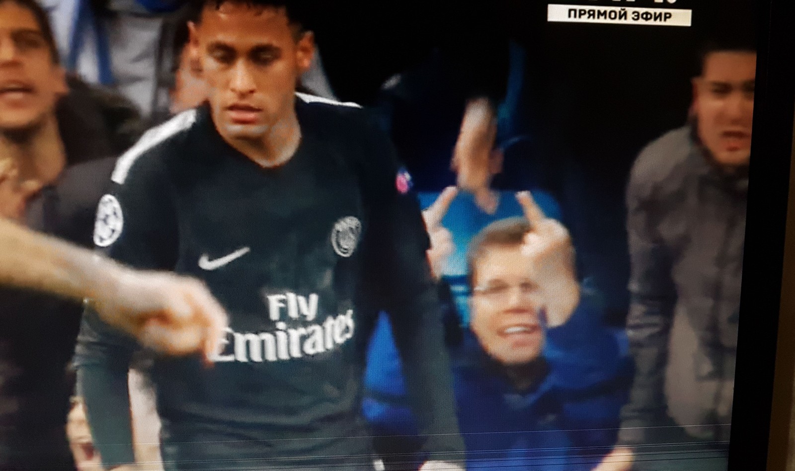 One manifestation for all emotions - My, Football, Fuck you, real Madrid, Fak (gesture)