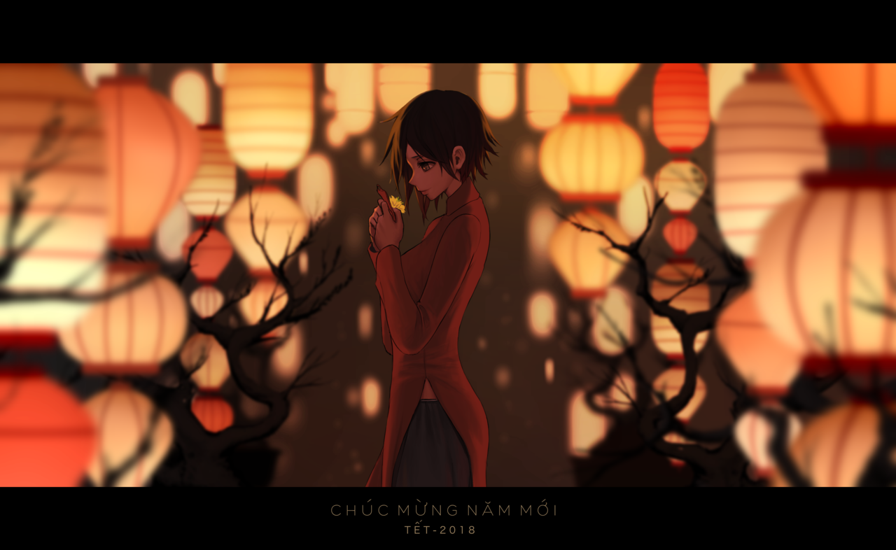 Lunar New Year - RWBY, Anime Art, Аниме, Не аниме, Ruby Rose